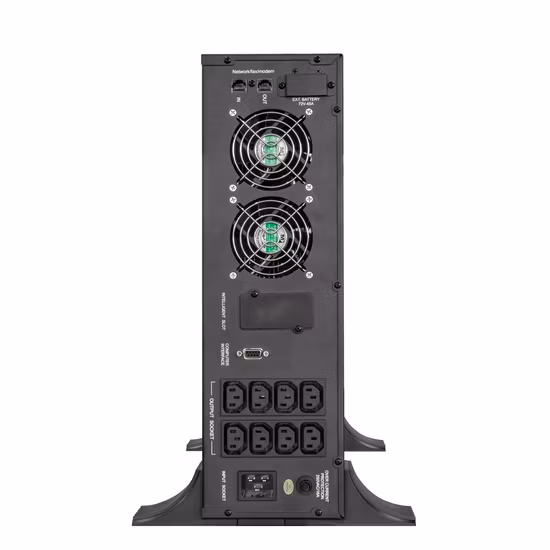 UPS en línea de alta frecuencia con salida de onda sinusoidal de torre a rack