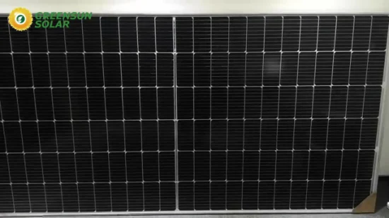 Uso en el hogar e industria y uso comercial Nuevo CE/ISO/Inmetro/TUV/UL 440W 450W 460W 500W 600W 700W Módulos mono Panel solar monocristalino